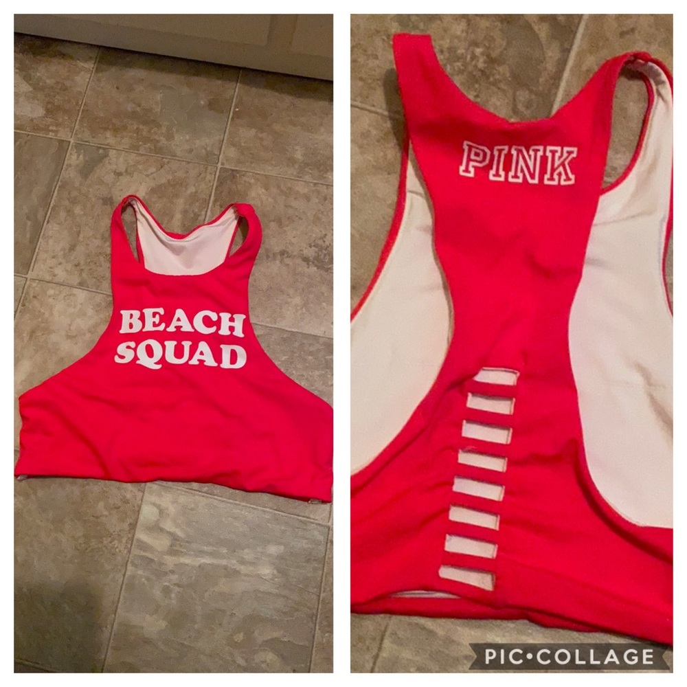 PINK by VS Swim top